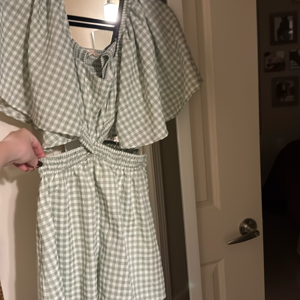 Altard State Gingham Romper - Large